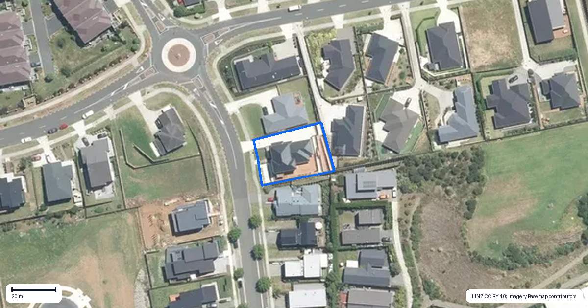 Property context map for 72 Anselmi Ridge Road, Pukekohe