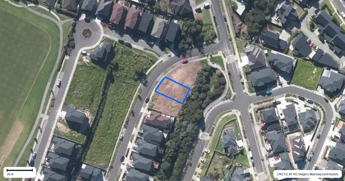 Property context map for 4 Baumea Rise, Massey, Auckland
