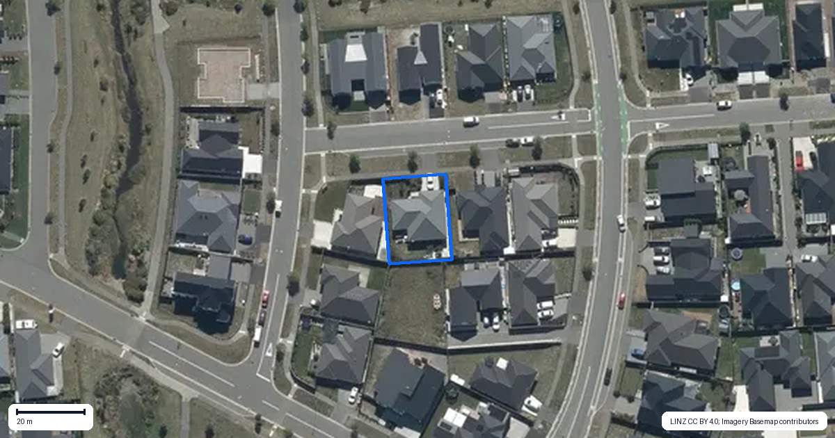 Property context map for 4 Ahaura Street, Marshland, Christchurch