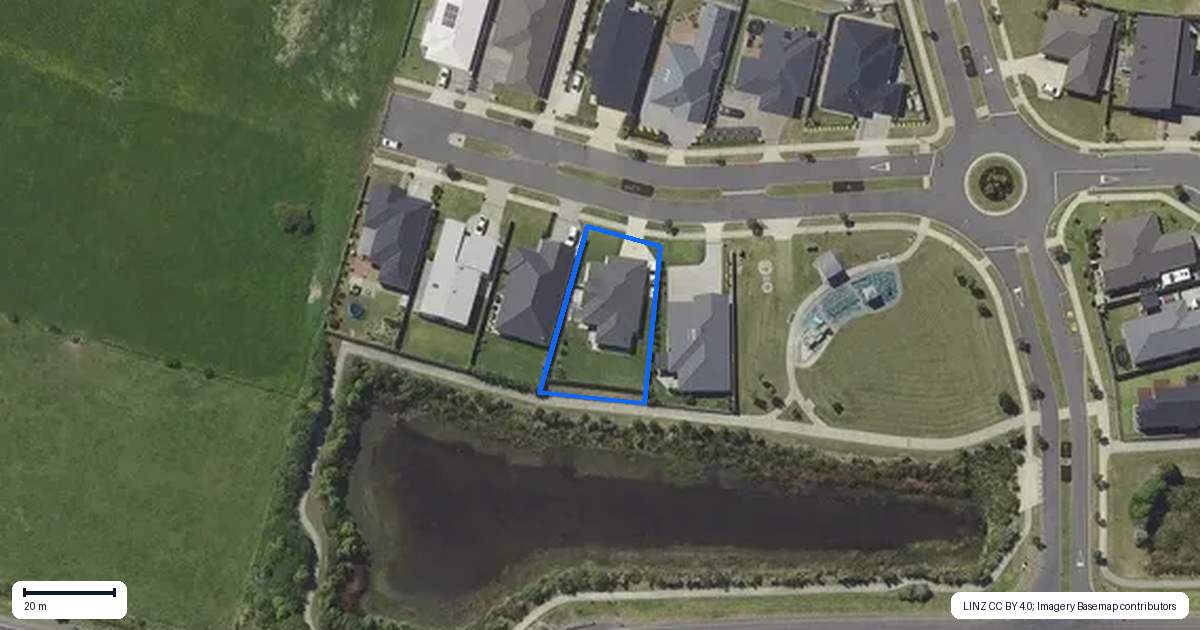 Property context map for 7 Kotare Drive, Coastlands, Whakatane