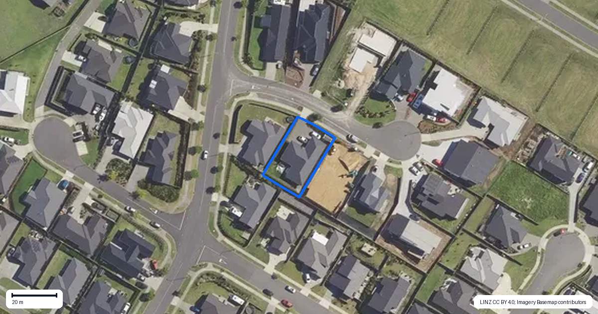 Property context map for 4 Koheru Place, Omokoroa