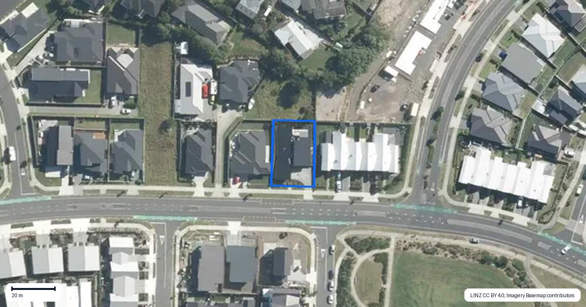 Property context map for 40 Taikura Avenue, Red Beach, Whangaparaoa