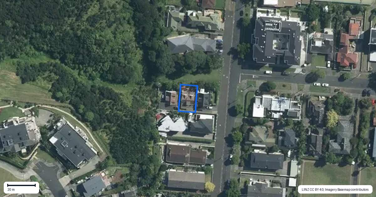 Property context map for 35B Atkin Avenue, Mission Bay, Auckland