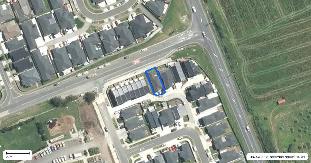 Property context map for 4 Bliss Court, Takanini, Auckland