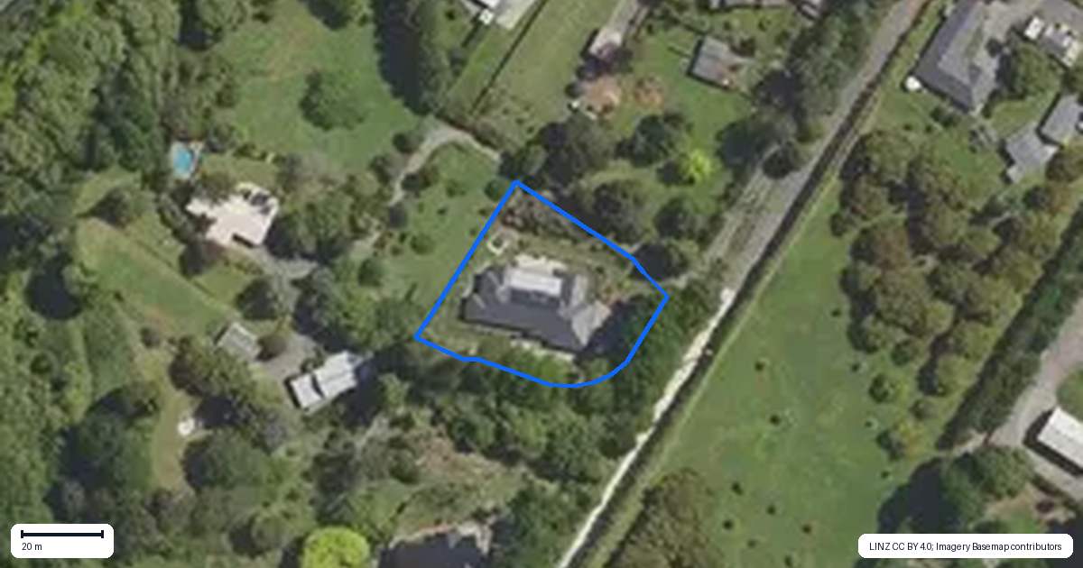 Property context map for 134B Munro Road, Minden