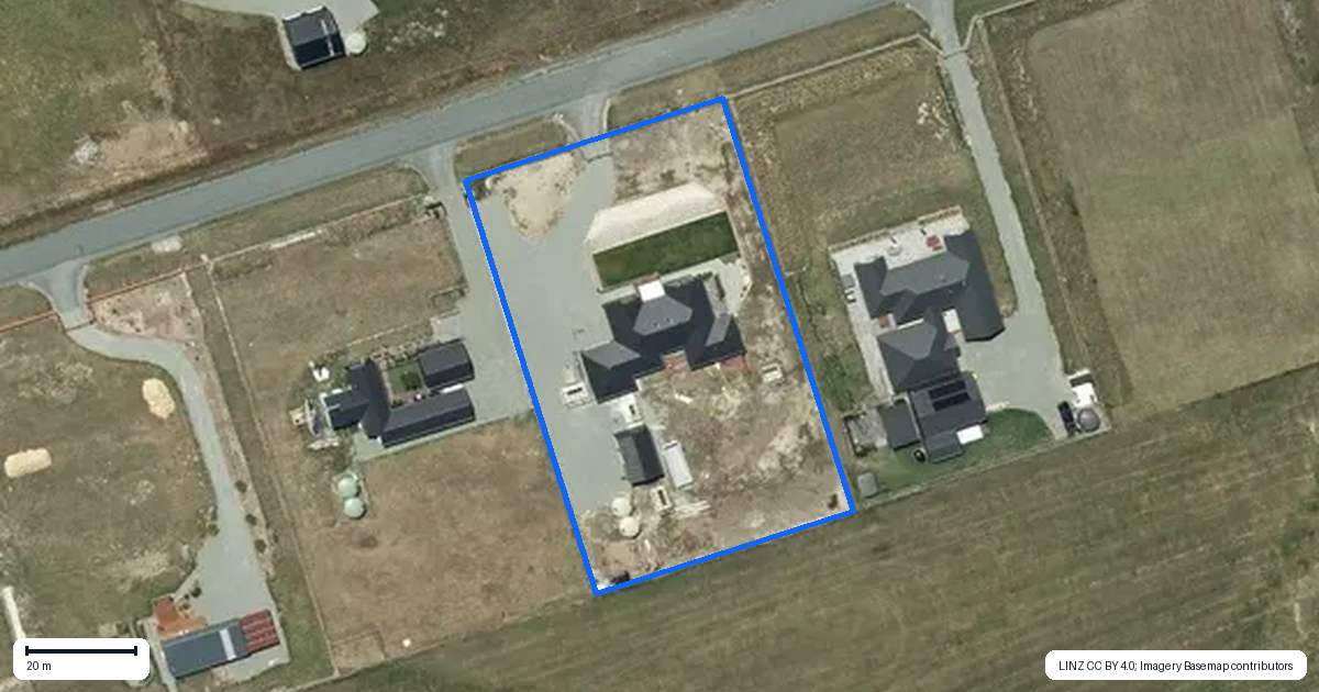 Property context map for 37 Old Glen Lyon Road, Twizel
