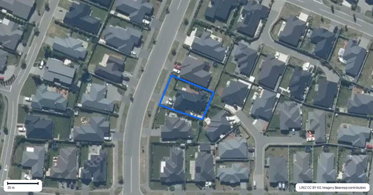 Property context map for 52 O'Reilly Road, Lincoln