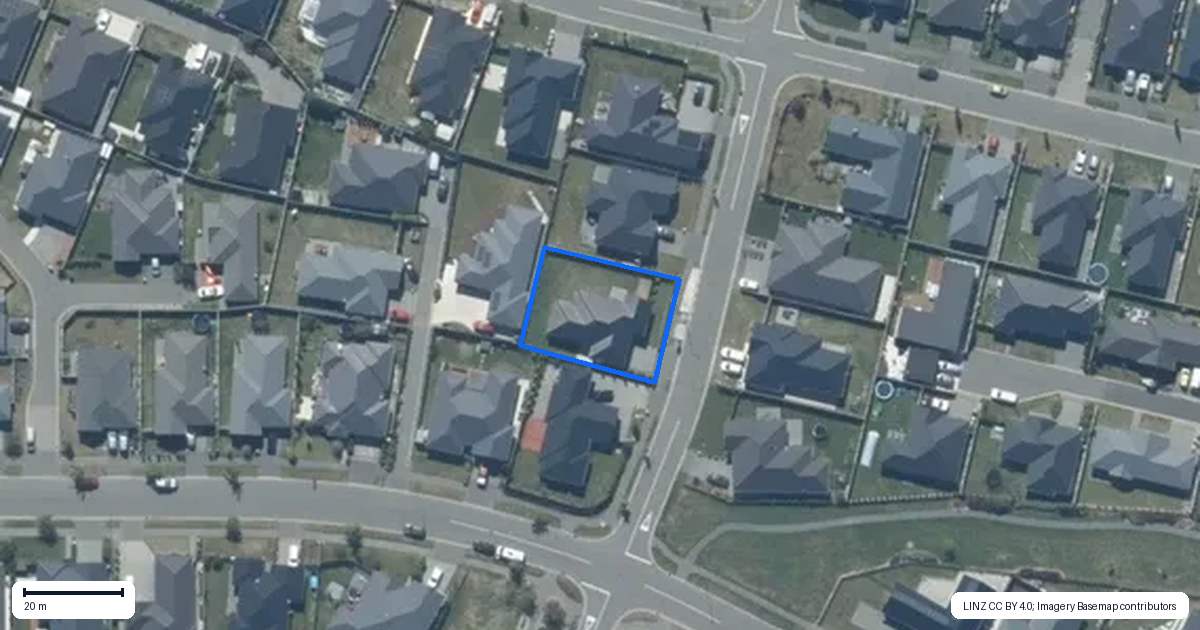 Property context map for 35 Bonecrusher Street, Lincoln