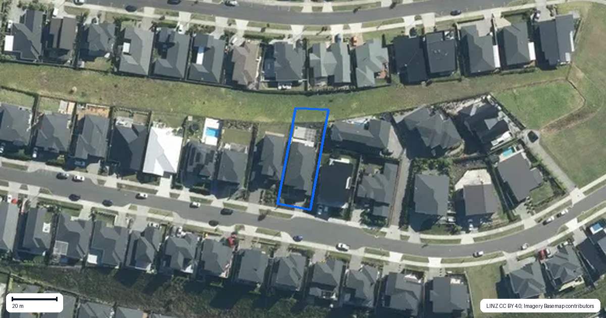 Property context map for 23 Cassidy Drive, Orewa