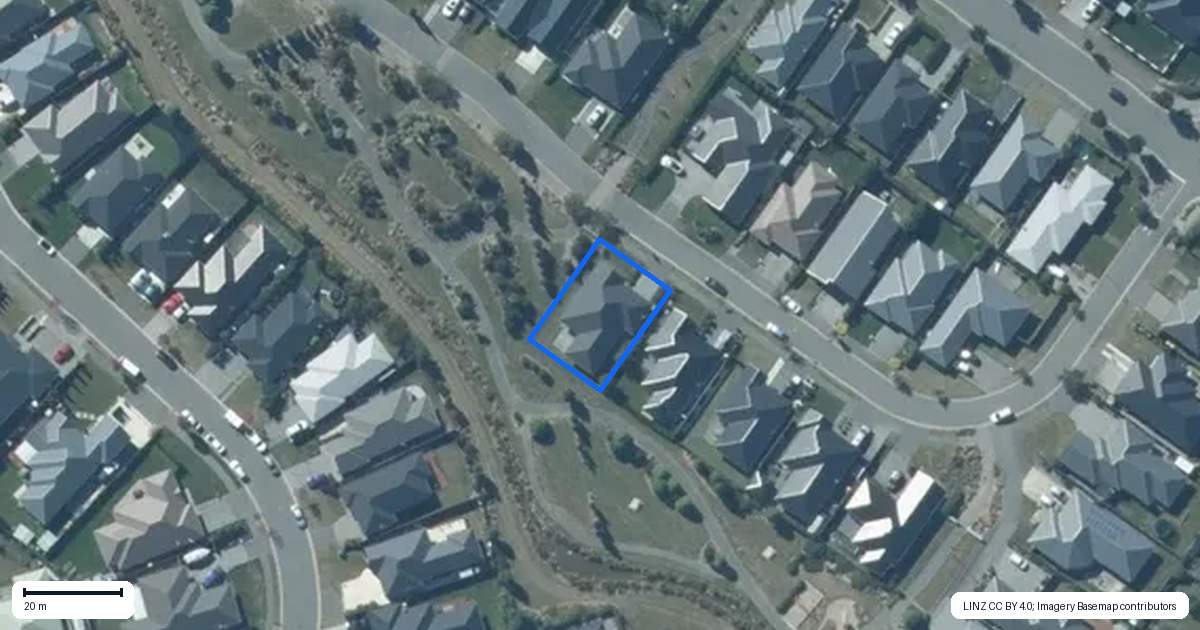 Property context map for 21 Sandstone Crescent, Rolleston