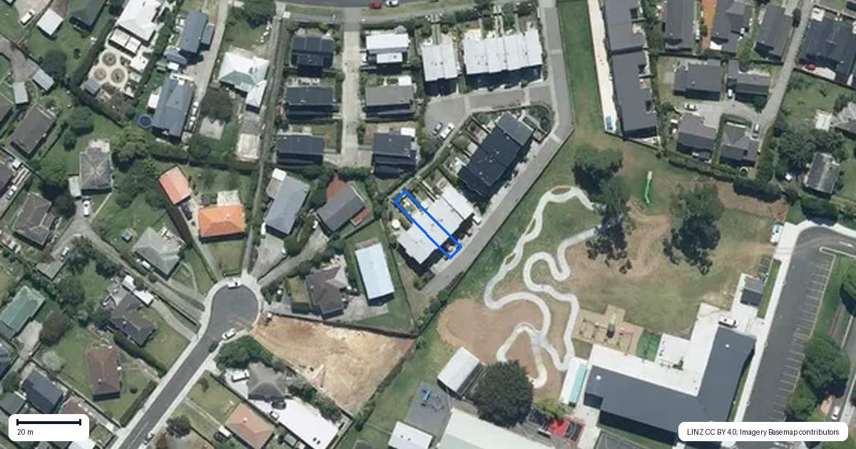 Property context map for 23C Melling Street, Glen Innes, Auckland