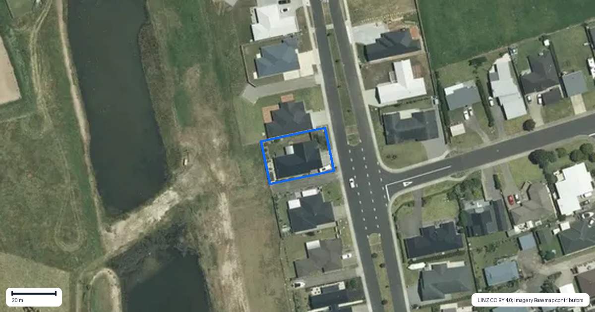 Property context map for 155 Kupe Drive, Whitianga