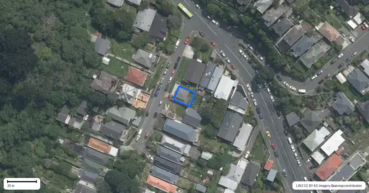 Property context map for 3 Hinau Road, Hataitai, Wellington