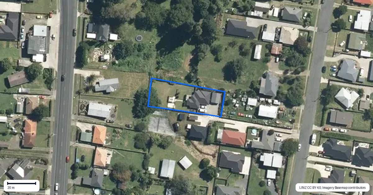 Property context map for 18C Carey Street, Kihikihi, Te Awamutu