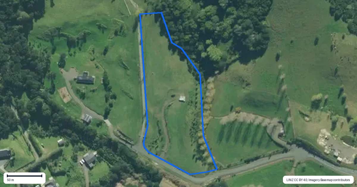 Property context map for 78 Waiotahi Drive, Mangawhai