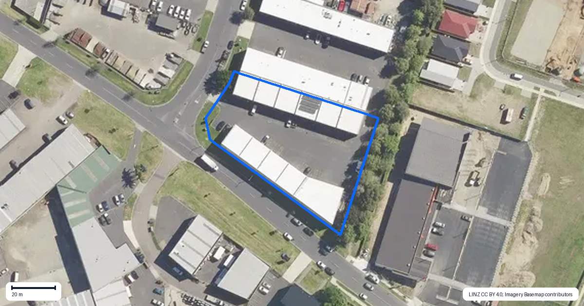 Property context map for 9/2 Ashley Place, Papamoa Beach, Papamoa