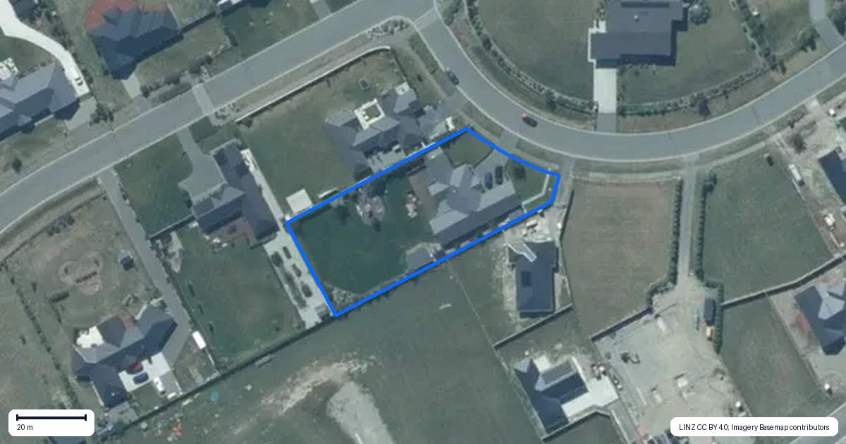 Property context map for 4 Ridgeland Way, West Melton