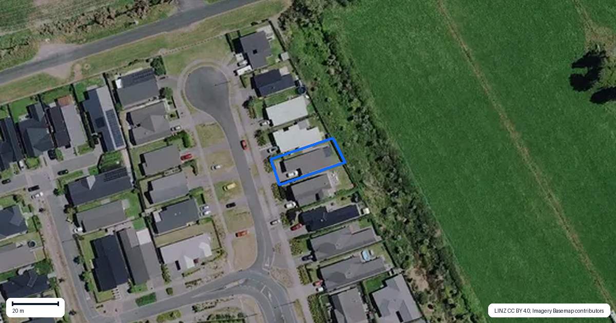 Property context map for 522 Webb Drive, Chartwell, Hamilton
