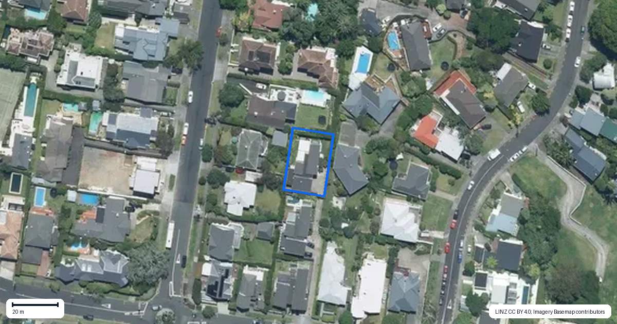 Property context map for 122C Benson Road, Remuera, Auckland