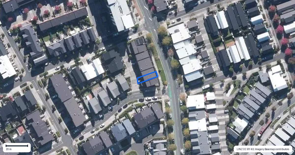 Property context map for 105 Squadron Drive, Hobsonville, Auckland
