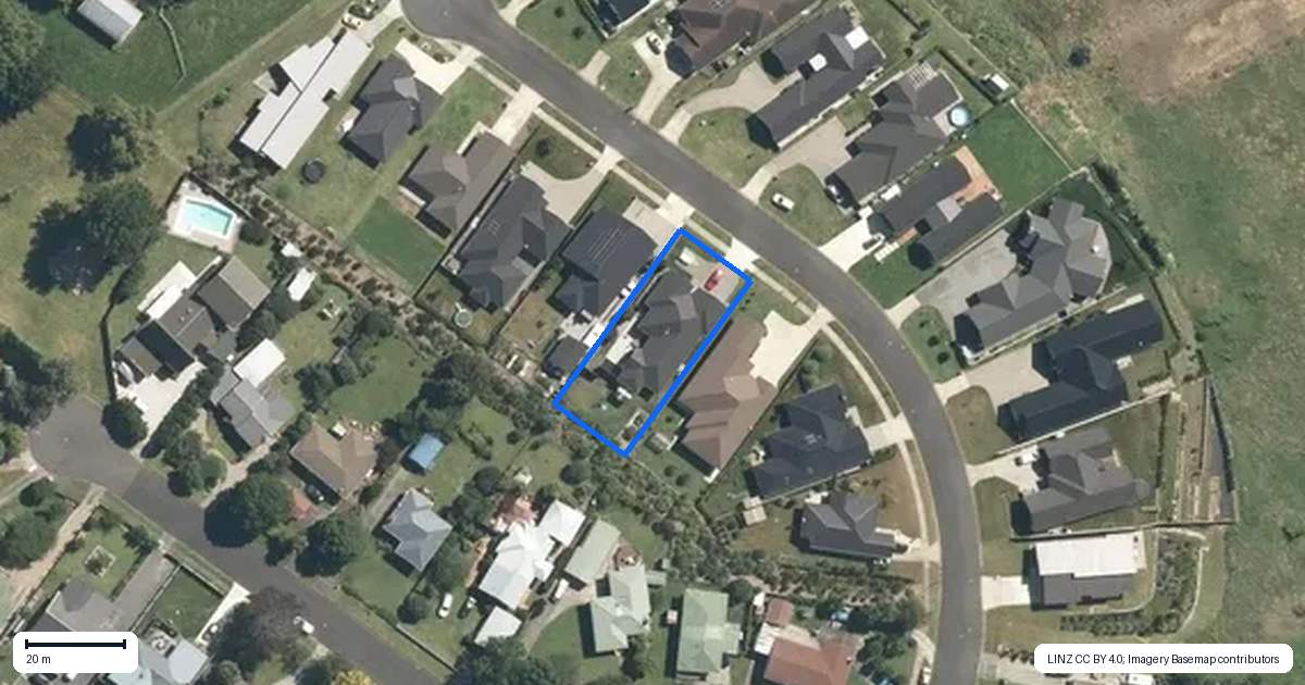 Property context map for 259 Thorncombe Road, Te Awamutu