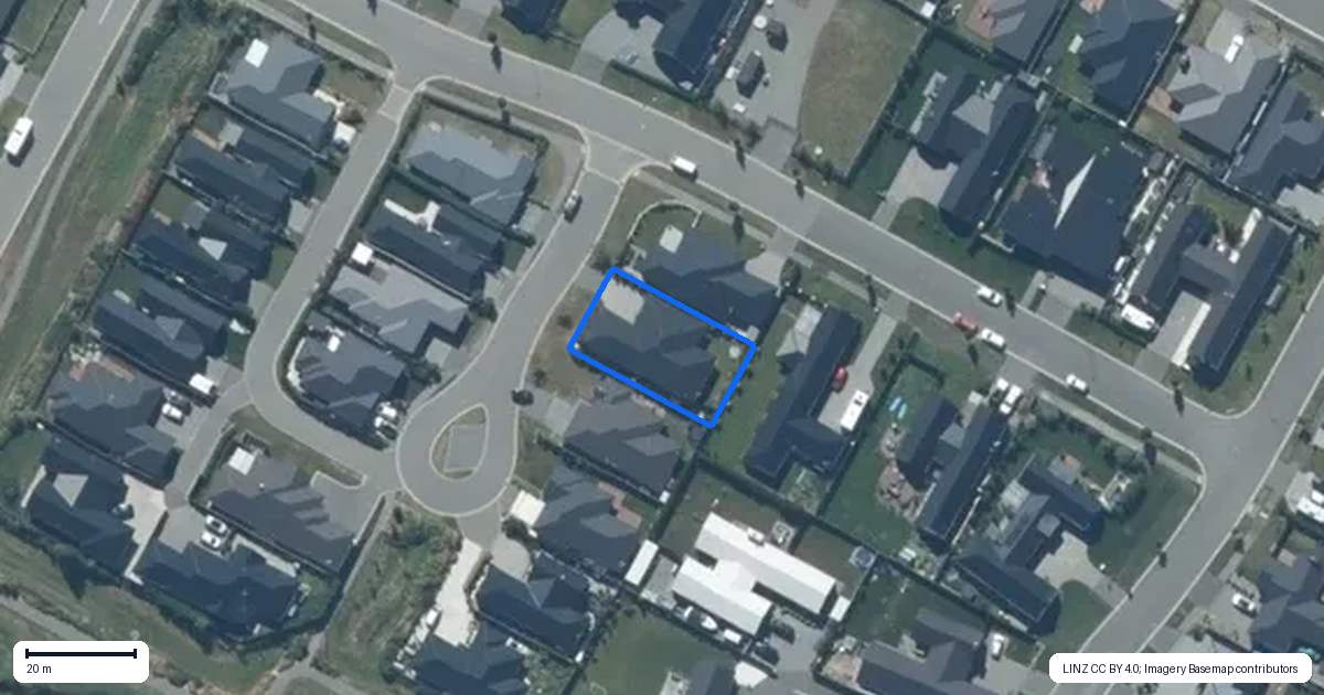Property context map for 3 Biggles Place, Lincoln