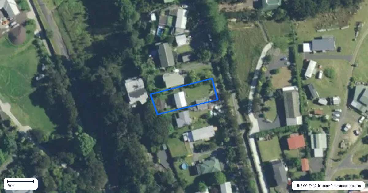 Property context map for 87D Yorke Road, Haruru