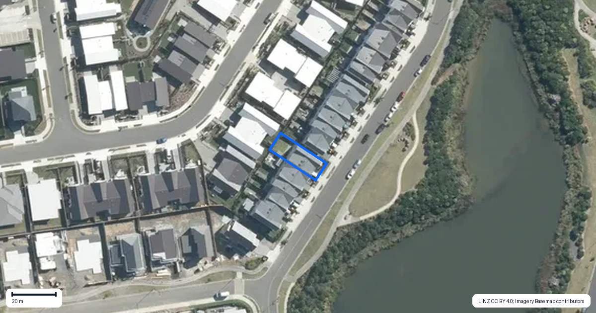 Property context map for 40 Owen Chapman Drive, Red Beach, Whangaparaoa