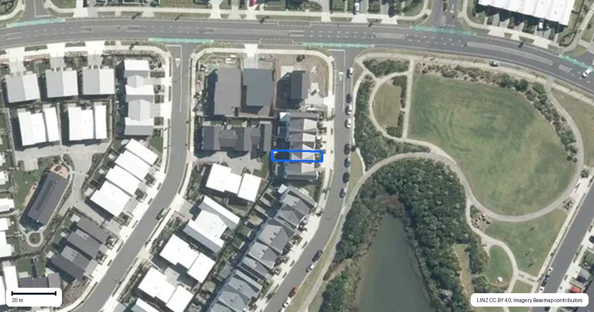 Property context map for 10 Owen Chapman Drive, Red Beach, Whangaparaoa