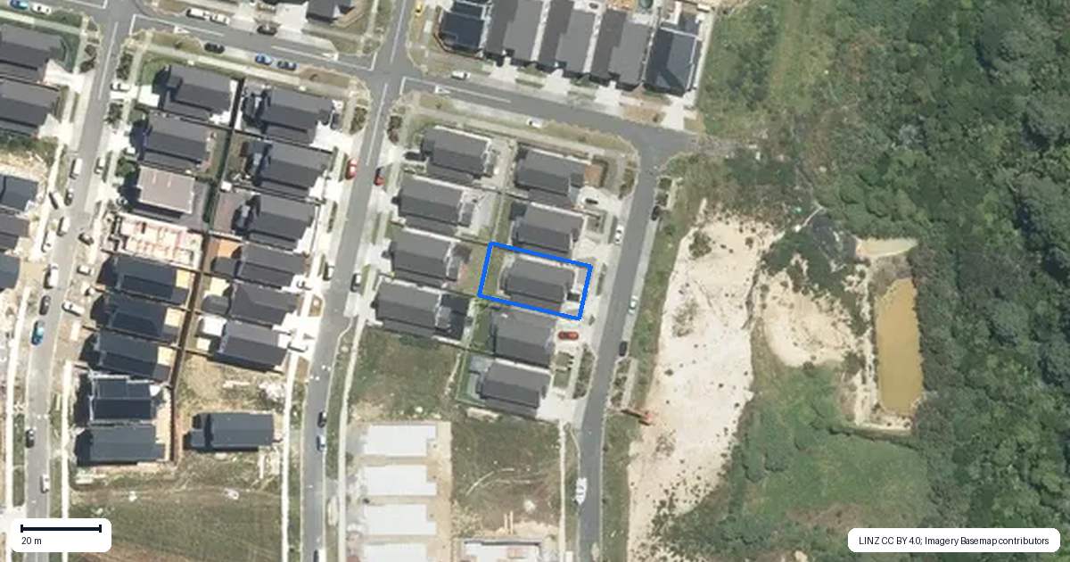 Property context map for 5 Cyperus Street, Flat Bush, Auckland