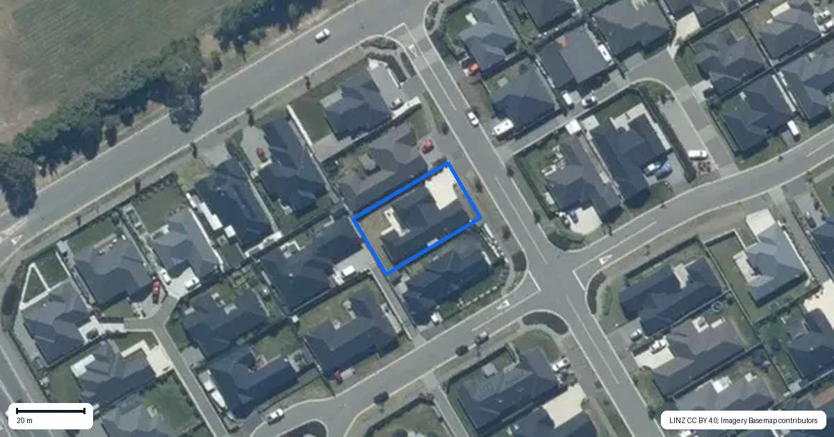 Property context map for 6 Delorean Drive, Rolleston