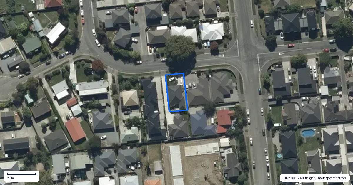 Property context map for 44 Centennial Avenue, Riccarton, Christchurch