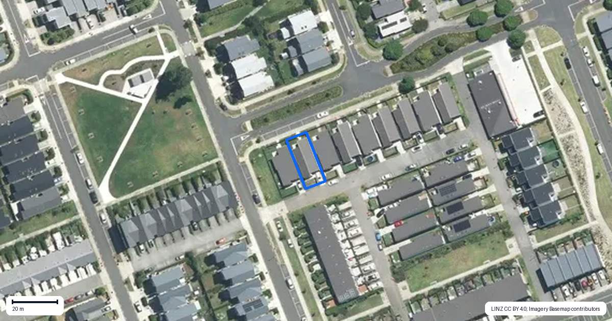 Property context map for 16 Swamp Kauri Grove, Papakura