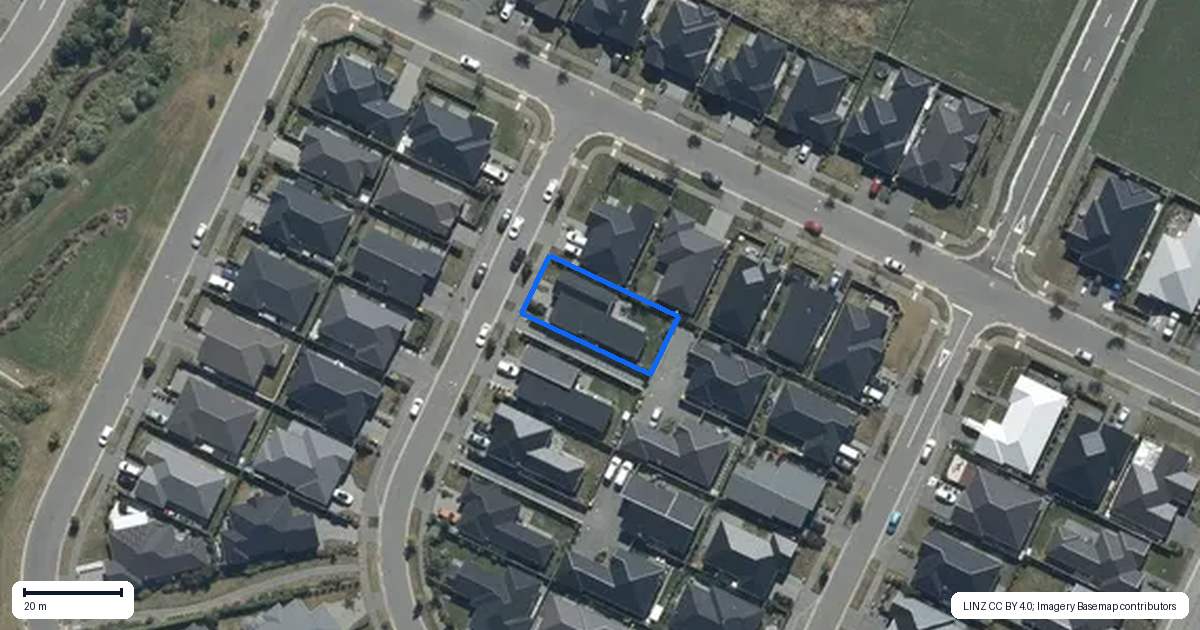Property context map for 24 Perendale Street, Belfast, Christchurch