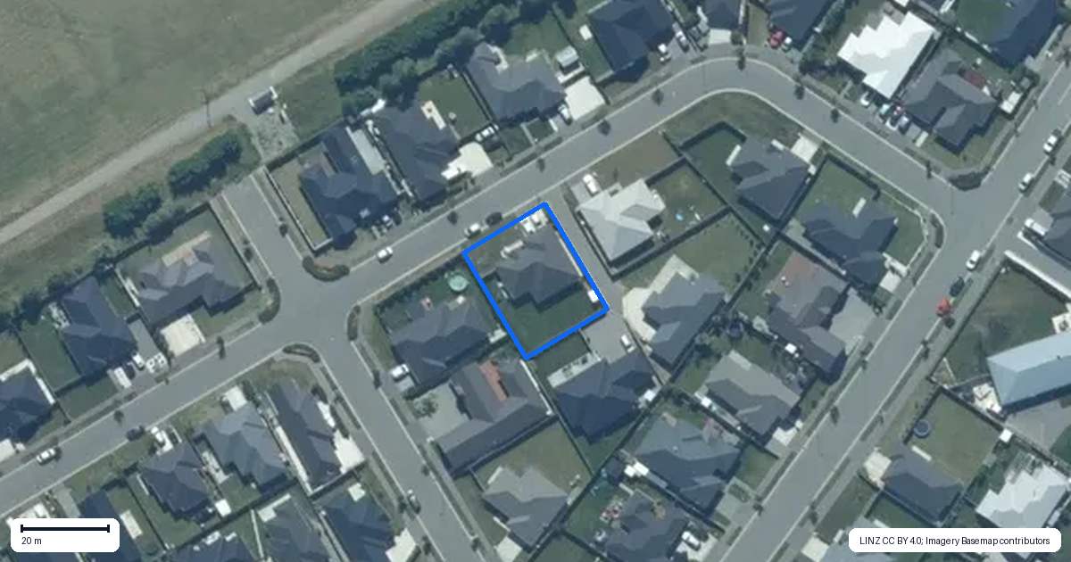 Property context map for 70 Lucca Crescent, Rolleston