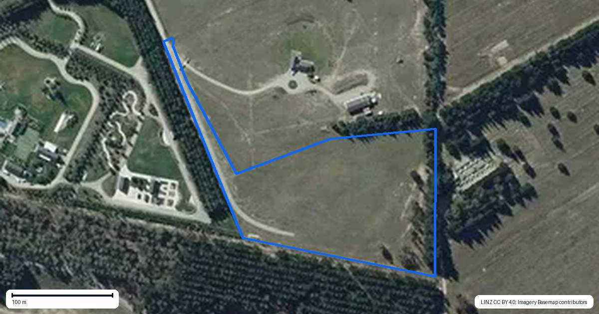 Property context map for 89 Horseshoe Bend Drive, Albert Town, Wanaka