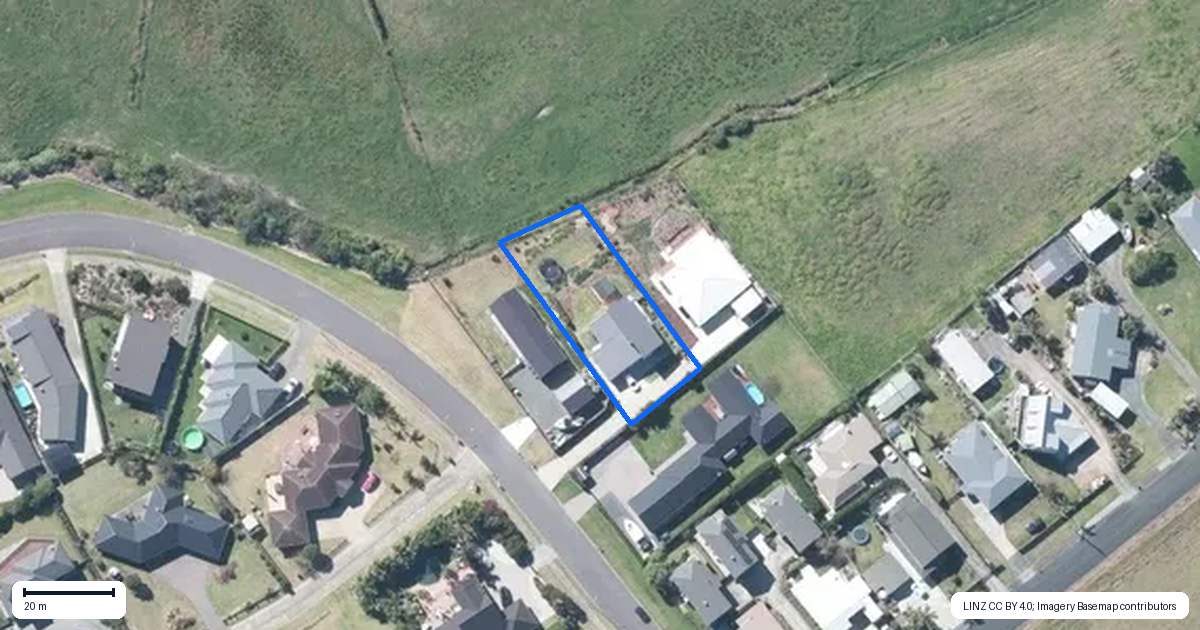 Property context map for 6B Goble Road, Clarks Beach