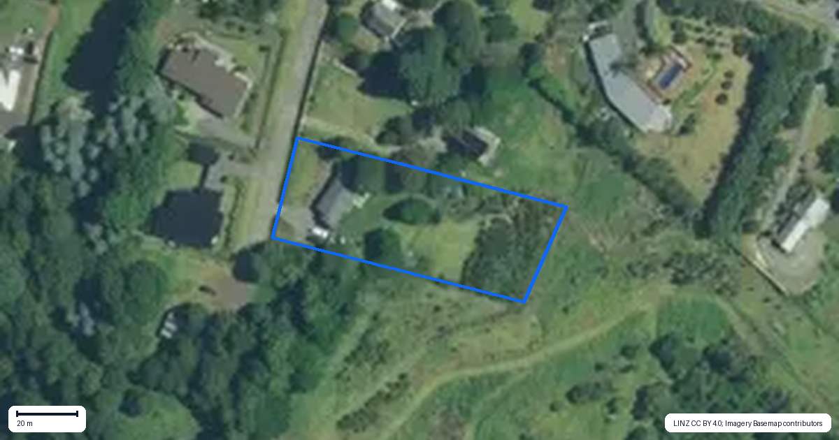 Property context map for 11B Heron Hill, Kerikeri