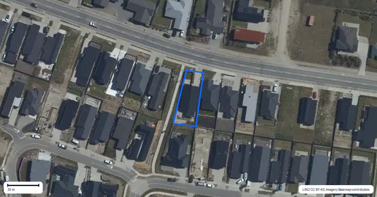 Property context map for 223 Aubrey Road, Wanaka
