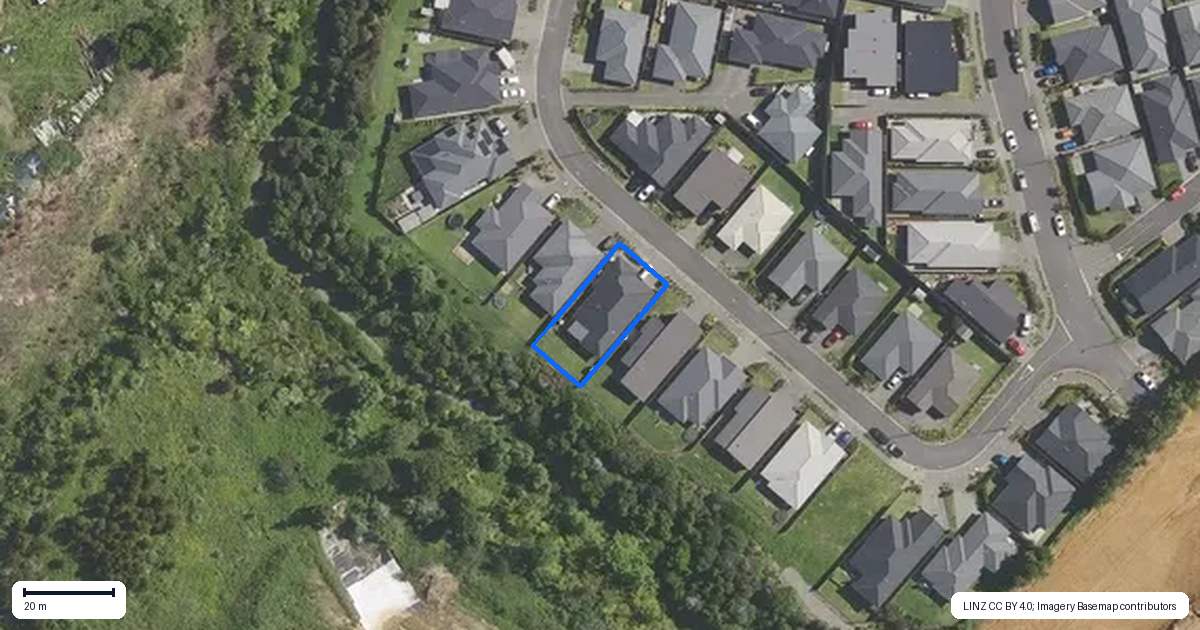 Property context map for 26 Traverse Lane, Omokoroa