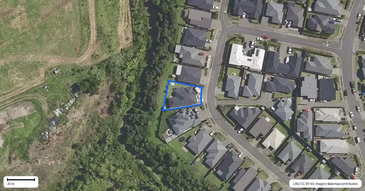Property context map for 18 Traverse Lane, Omokoroa
