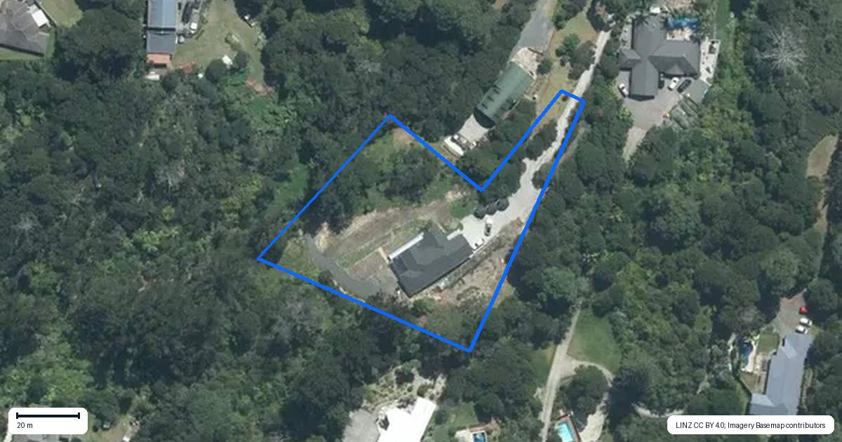 Property context map for 52 Scott Road, Stanmore Bay, Whangaparaoa