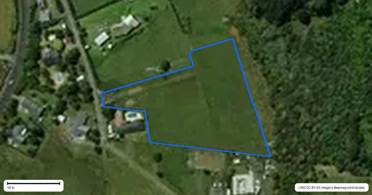 Property context map for 15 Sharp Way, Pokeno