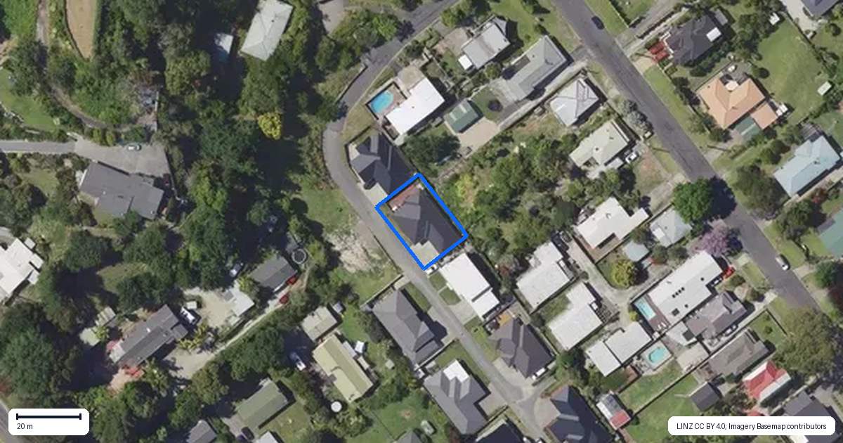 Property context map for 202 Russell Street, Whataupoko, Gisborne