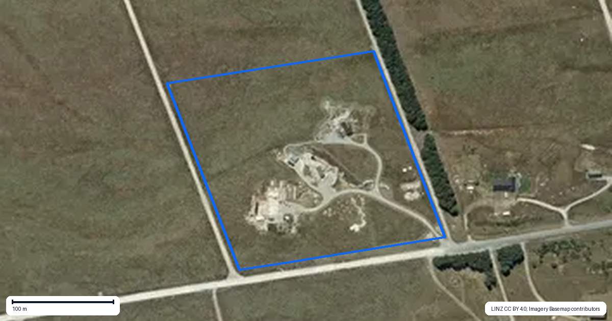 Property context map for 200 Manuka Terrace, Ben Ohau, Twizel