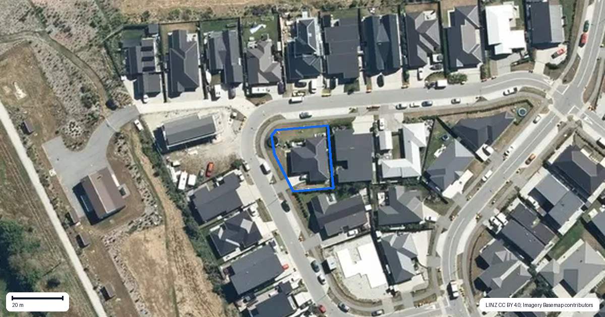 Property context map for 8 Walton Way, Lower Shotover, Queenstown