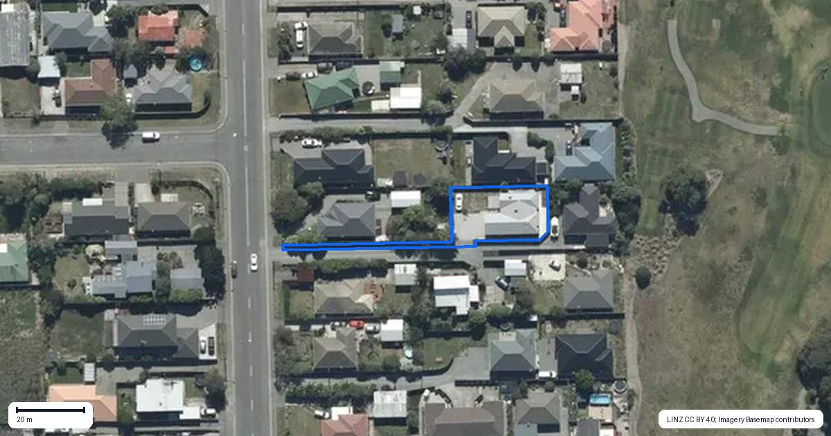 Property context map for 408A Bower Avenue, Parklands, Christchurch