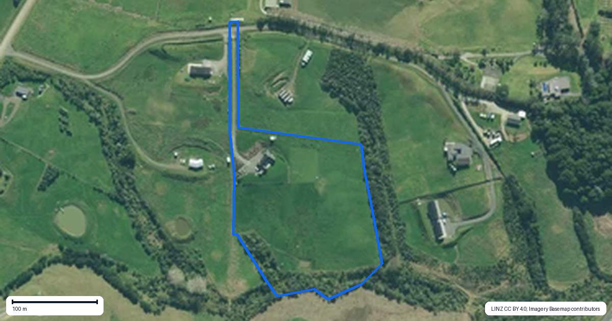 Property context map for 28 Houkura Way, Hakaru, Kaiwaka
