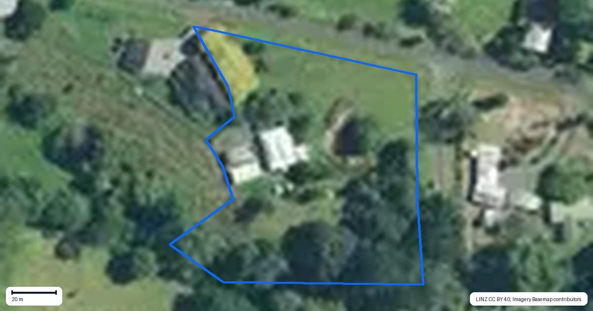 Property context map for 90 Clark and Denize Road, Pukekawa
