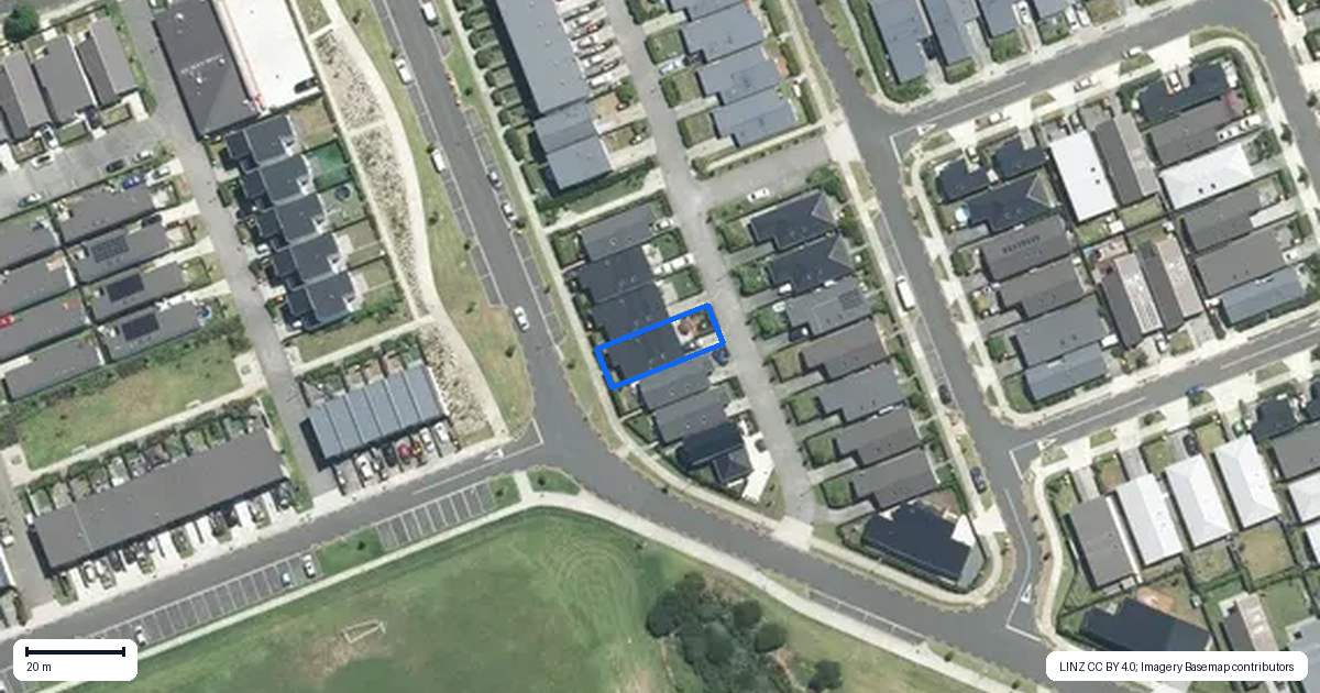 Property context map for 109 Battalion Drive, Papakura